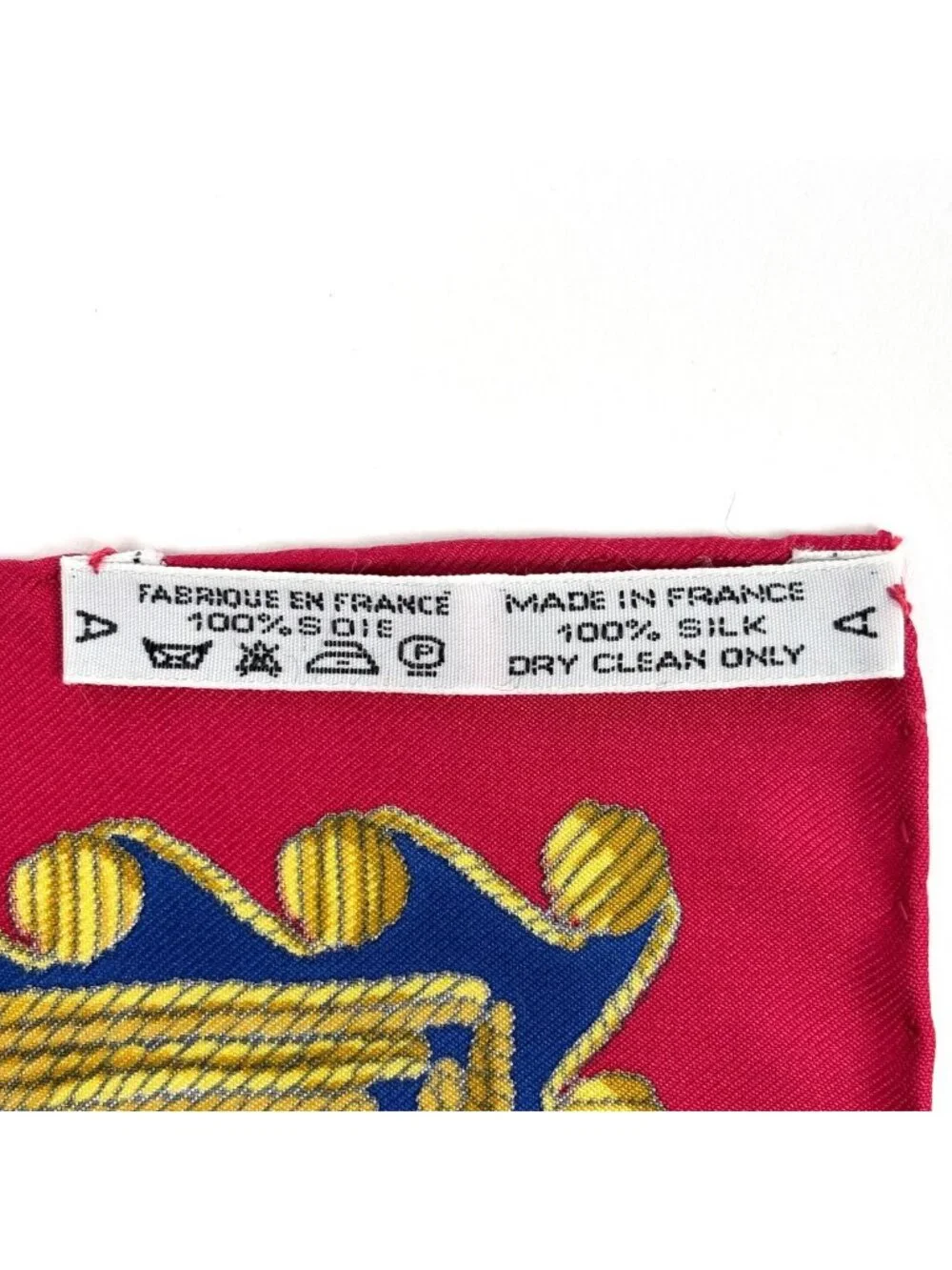 Hermes Carre 90 Arabesque Scarf Silk Blue Red Multicolor